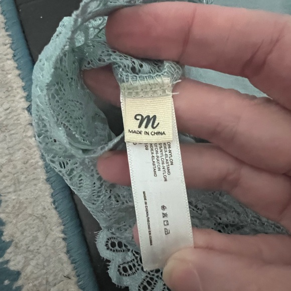 Mora lace Bralette in light green. From mora - Picture 4 of 4